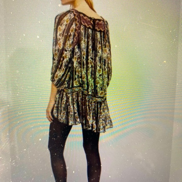 Free People Dance Magic Embroidered Mini Dress (S) - Picture 2 of 16